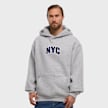 Mister Tee NYC College Letters Fluffy Hoody szary 93450 1