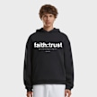 Mister Tee Faith And Trust Fluffy Hoody nero 93452 1