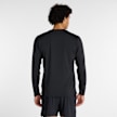 New Balance Reflective Poly Long Sleeve T-Shirt nero 93647 3