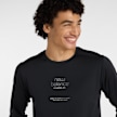 New Balance Reflective Poly Long Sleeve T-Shirt nero 93647 4