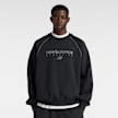 New Balance Linear Graphic Fleece Crew schwarz 93642 1