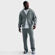 Nike   Sportswear Open-Hem Fleece Pants grigio 93985 5