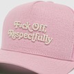 Field Grade Respectfully Twill Mesh Trucker rosa 94067 4
