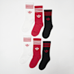 adidas Originals 6 PACK - 3-Stripes Crew Socks multicolor 94215 1