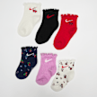 Nike   6 PACK - Cherry Infant Lightweight Ankle Socks multicolorido 94248 1