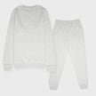 New Balance French Terry Stacked Logo Crew & Jog Set grau 94369 2