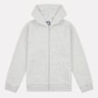 New Balance French Terry Small Logo Full Zip Hoodie grau 94375 1