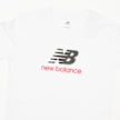 New Balance Jersey Stacked Logo Tee blanc 94381 3