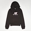New Balance French Terry Stacked Logo Hoodie zwart 94383 1