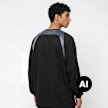 Umbro Panelled Longsleeve Jersey noir 94358 2