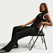 Nike   Flared Broek zwart 94581 5