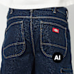 Dickies 958 13 Inch Loose Short Jeans blu 94927 4