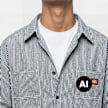 Dickies Hickory Work Longsleeve Shirt bleu 94933 3