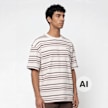 Dickies East Liberty Stripe Shortsleeve Tee beige 94943 1