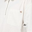 Dickies Cadiz Quarter Zip Shortsleeve Shirt beige 94947 3