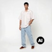 Dickies Venedocia Stripe Shortsleeve Shirt biały 94952 4