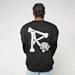 Mitchell & Ness NBA Toronto Raptors Bone Words Boxy Crewneck preto 95029 2