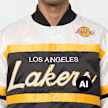 Mitchell & Ness NBA L.A. Lakers Team Color Head Coach Light Weight Satin Jacket schwarz 95043 3