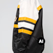 Mitchell & Ness NBA L.A. Lakers Team Color Head Coach Light Weight Satin Jacket schwarz 95043 5