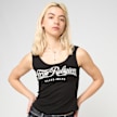 True Religion Crystal Square Neck Rib Tank nero 97118 1