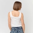 True Religion Crystal Square Neck Rib Tank wit 97119 2