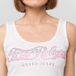 True Religion Crystal Square Neck Rib Tank wit 97119 3