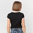 True Religion Sporty Cap Sleeves Ringer Baby Tee crna 95193 2