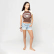True Religion Contrast Raglan Baby Tee brun 95196 4