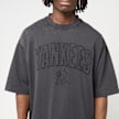 New Era MLB Washed Boxy Tee New York Yankees nero 95553 3