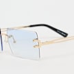 Karl Kani Frameless Sunglasses bleu 95709 4