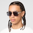 Karl Kani Signature Metal Framed Sunglasses nero 95713 1