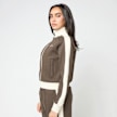 Karl Kani Signature Sidestripe Trackjacket brun 95876 4