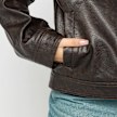 Karl Kani OG Retro Pu Leather Boxy Jacket braun 95875 3