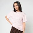 Karl Kani Small Signature Essential Pinstripe OS Tee rosa  95881 1