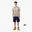 Karl Kani Heritage Wood Camo T-Shirt Junior camouflage 96082 4