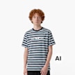Karl Kani Heritage 89 Stripe T-Shirt azul 96137 1