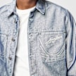 Karl Kani Jeans Cropped Silver Denim Jacket grijs 96070 3
