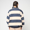 Karl Kani Heritage Stripe Oversized Rugby Shirt blauw 96072 2