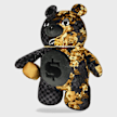 SPRAYGROUND Gold Floral Remix Moneybear Backpack zwart 96191 3