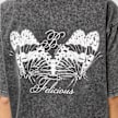 Felicious Cropped destroyed Tee szary 96234 4