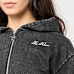 Felicious Washed cropped Sweat Jacket gris 96239 3