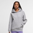 Urban Classics Ladies Fluffy Hoody grijs 96308 1