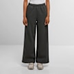 Urban Classics Ladies Fluffy Wideleg Trackpants siva 96318 1