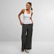 Urban Classics Ladies Fluffy Wideleg Trackpants grijs 96318 4