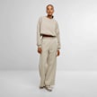 Urban Classics Ladies Fluffy Wideleg Trackpants bege 96321 3
