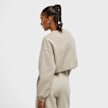 Urban Classics Ladies Cropped Gathered Sweatshirt beige 96326 2