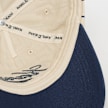 Karl Kani Cursive Varsity Pinstripe Baseball Cap off white/dark blue wit 96329 3
