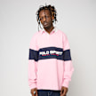 Polo Sport Ralph Lauren Knit-Rugby-Pullover rosa 96344 1