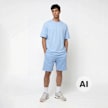 Urban Classics Heavy Oversized Tee bleu 96530 3