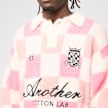 Another Cotton Lab Another Checked Knit Sweater rosa 96542 3